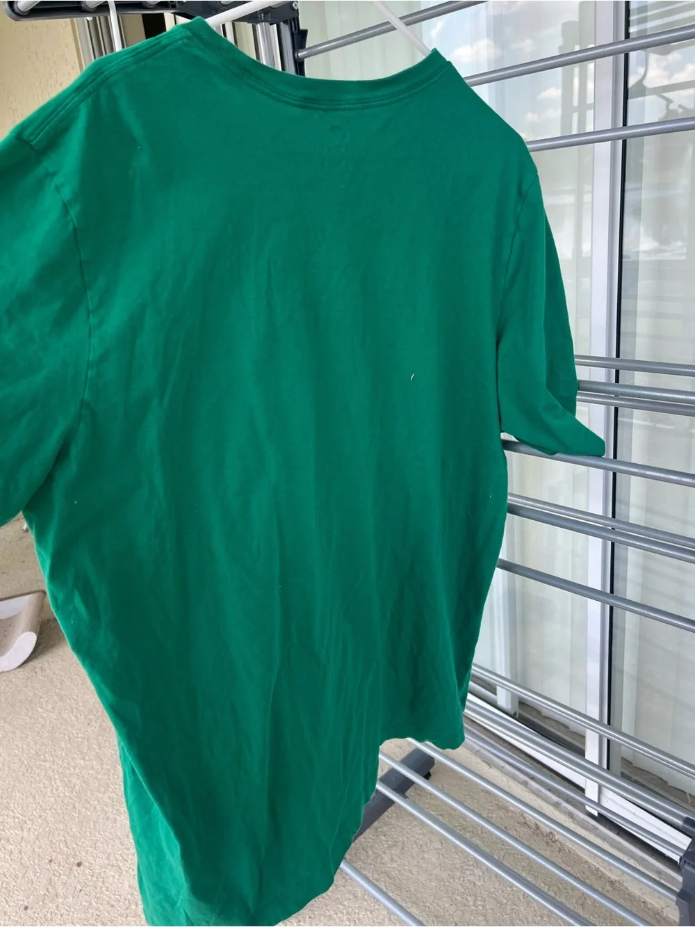 Nike Men's Emerald Green Short Sleeve Crew Tee